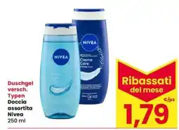 Interspar Duschgel versch. Typen Doccia assortita Nivea offerta