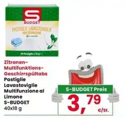 Interspar Pastiglie Lavastoviglie Multifunzione al Limone S-BUDGET offerta