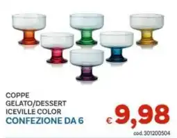 Vivo Supermercati Coppe gelato/dessert iceville color offerta