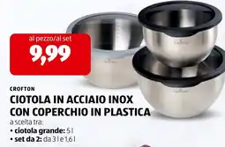 ALDI Ciotola in acciaio inox Crofton offerta