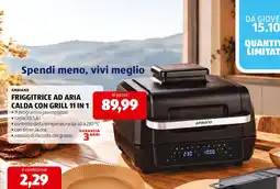 ALDI Friggitrice ad aria calda con grill 11 in 1 Ambiano offerta