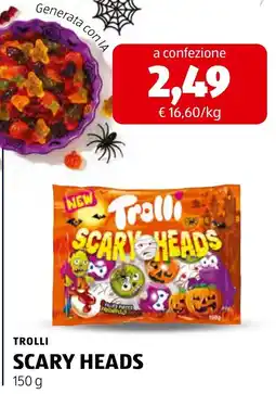 ALDI Trolli Scary Heads offerta