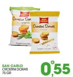 Rosa Cash San Carlo crostini dorati offerta