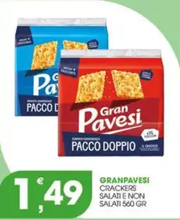 Rosa Cash Gran Pavesi crackers salati e non salati offerta