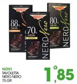 Rosa Cash Novi Tavoletta Nero Nero offerta