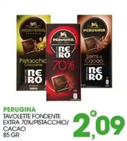 Rosa Cash Perugina Tavolette Fondente Extra 70% / Pistacchio / Cacao offerta