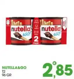 Rosa Cash Nutella & Go offerta