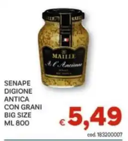 Vivo Supermercati Senape Digione Antica con Grani Maille offerta