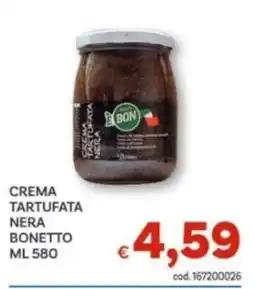 Vivo Supermercati Crema tartufata nera Bonetto offerta