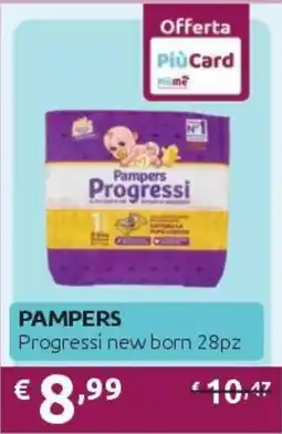 PiùMe Pampers Progressi new born offerta