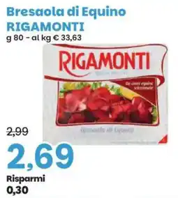 Prix Quality Bresaola di Equino Rigamonti offerta