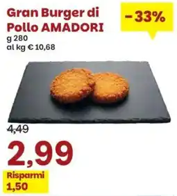 Prix Quality Gran Burger di Pollo AMADORI offerta