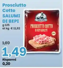 Prix Quality Prosciutto Cotto Salumi di Bepi offerta