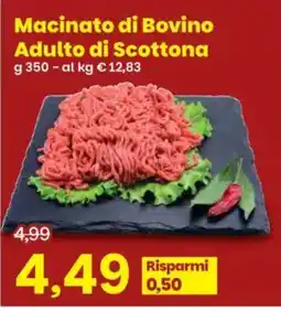 Prix Quality Macinato di Bovino Adulto di Scottona offerta