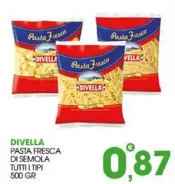 Rosa Cash Divella pasta fresca di semola offerta