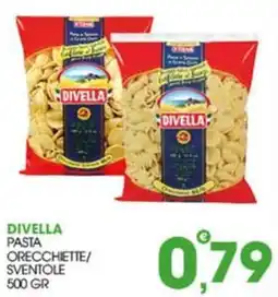 Rosa Cash Divella pasta orecchiette/sventole offerta