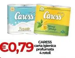 Supermercati Pasquale Prisco Caress carta igienica profumata offerta