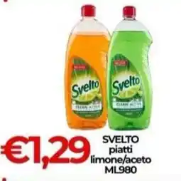 Supermercati Pasquale Prisco Svelto piatti limone/aceto offerta
