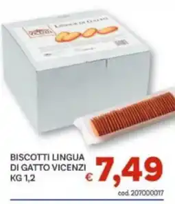 Vivo Supermercati Biscotti lingua di gatto Vicenzi offerta