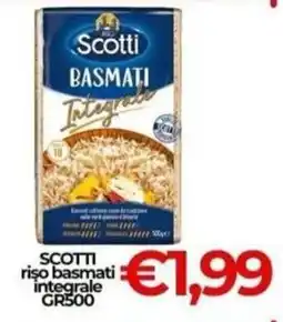 Supermercati Pasquale Prisco Scotti riso basmati integrale offerta