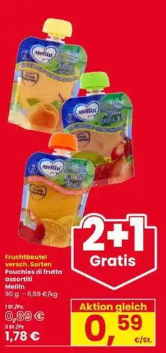 Interspar Fruchtbeutel versch. Sorten Mellin offerta