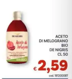 Vivo Supermercati Aceto di Melograno Bio De Nigris offerta