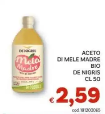 Aceto di mele madre bio de nigris