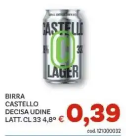 Vivo Supermercati Birra Castello offerta