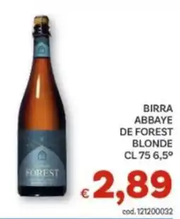 Vivo Supermercati Birra abbaye de forest blonde offerta