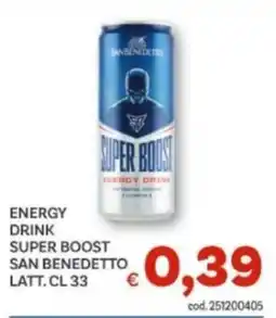 Vivo Supermercati Energy drink super boost san benedetto offerta