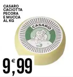 Vantaggio Cash&Carry Casaro caciotta pecora e mucca offerta
