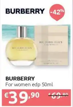 PiùMe Burberry for women edp offerta