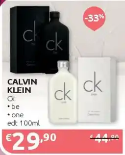 PiùMe Calvin Klein ck be one offerta