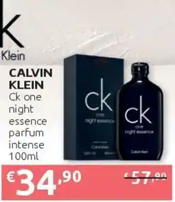 PiùMe Calvin Klein Ck one night essence parfum intense offerta