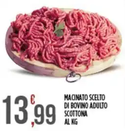 Euroesse Macinato scelto di bovino adulto scottona offerta