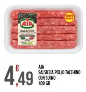 AIA Salsiccia pollo tacchino con suino
