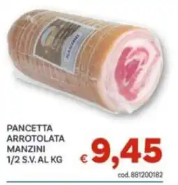 Vivo Supermercati Pancetta arrotolata Manzini offerta
