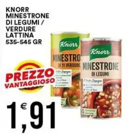 Vantaggio Cash&Carry Knorr minestrone di legumi offerta