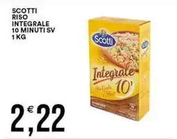 Vantaggio Cash&Carry Scotti riso integrale offerta