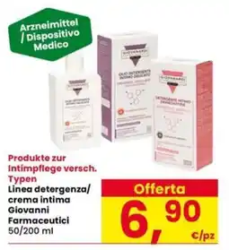 Interspar Linea detergenza/crema intima Giovanni Farmaceutici offerta
