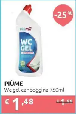 PiùMe Piùme Wc gel candeggina offerta