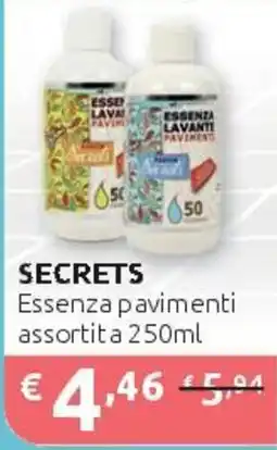 PiùMe Secrets Essenza pavimenti offerta