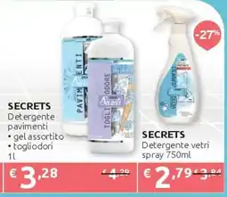 PiùMe Secrets Detergente pavimenti offerta