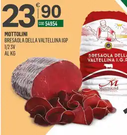 Tutto Risparmio Cash&Carry Mottolini Bresaola della Valtellina I.G.P. offerta