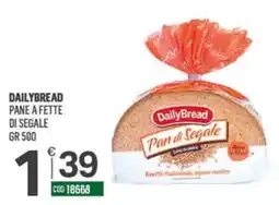 Tutto Risparmio Cash&Carry DailyBread Pane a fette di segale offerta