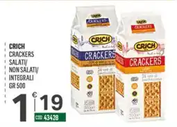 Tutto Risparmio Cash&Carry Crackers Crich offerta