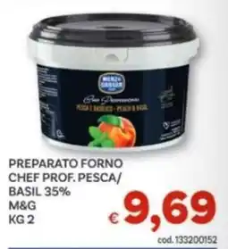 Vivo Supermercati Preparato forno chef prof. pesca/basil offerta