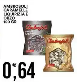 Vantaggio Cash&Carry Ambrosoli caramelle liquirizia e orzo offerta