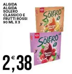 Vantaggio Cash&Carry Algida Solero classico e frutti rossi offerta