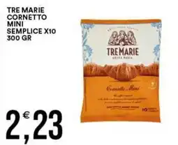 Vantaggio Cash&Carry Tre Marie cornetto mini offerta